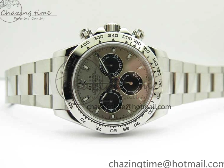 MiroTime 0409 SoftTouch Daytona 116509 KKF 1:1 Best Edition 904L Steel Gray Dial on SS Bracelet A 2459
